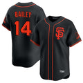 SF.Giants #14 Patrick Bailey Player Black 2026 Home Limited Ddoa Stitched Jerseys