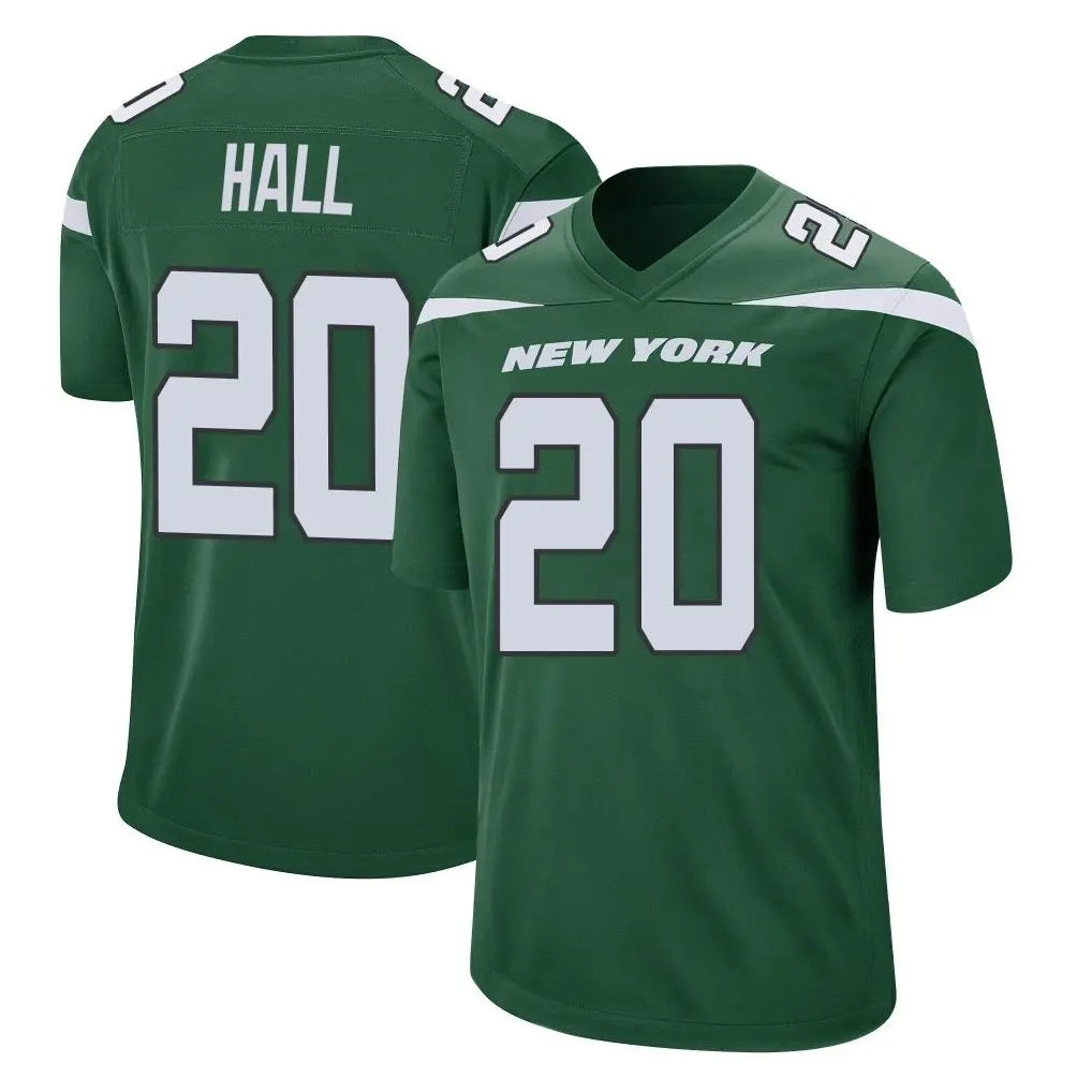 NY.Jets #20 Breece Hall Player Green Home Game Ddoa Stitched Jerseys