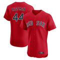 B.Red Sox #44 Aroldis Chapman Player Red Limited Elite Home Game Ddoa Stitched Jerseys