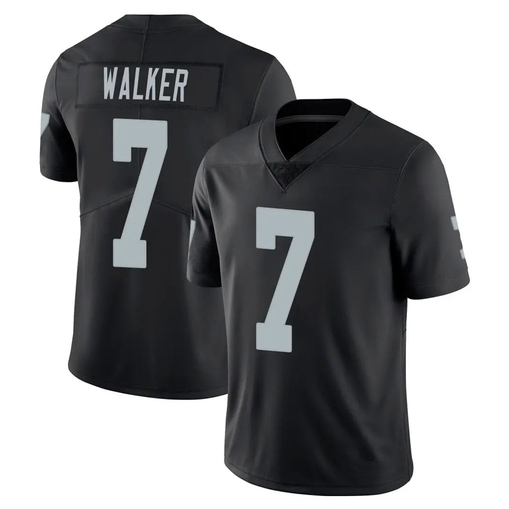 LV.Raiders #7 Quay Walker Player Black Limited Vapor Untouchable Home Game Ddoa Stitched Jerseys