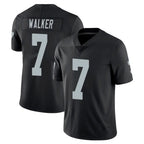 LV.Raiders #7 Quay Walker Player Black Limited Vapor Untouchable Home Game Ddoa Stitched Jerseys