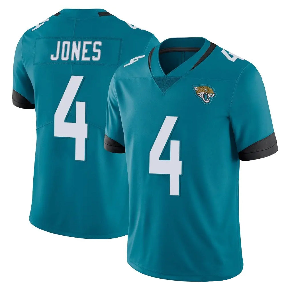 J.Jaguars #4 Jarrian Jones Player Teal Vapor Untouchable Limited Home Game Ddoa Stitched Jerseys