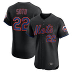 NY.Mets #22 Juan Soto Player Black Home Limited Elite Ddoa Stitched Jerseys