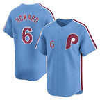 P.Phillies #6 Ryan Howard Player Light Blue Home Limited Ddoa Stitched Jerseys