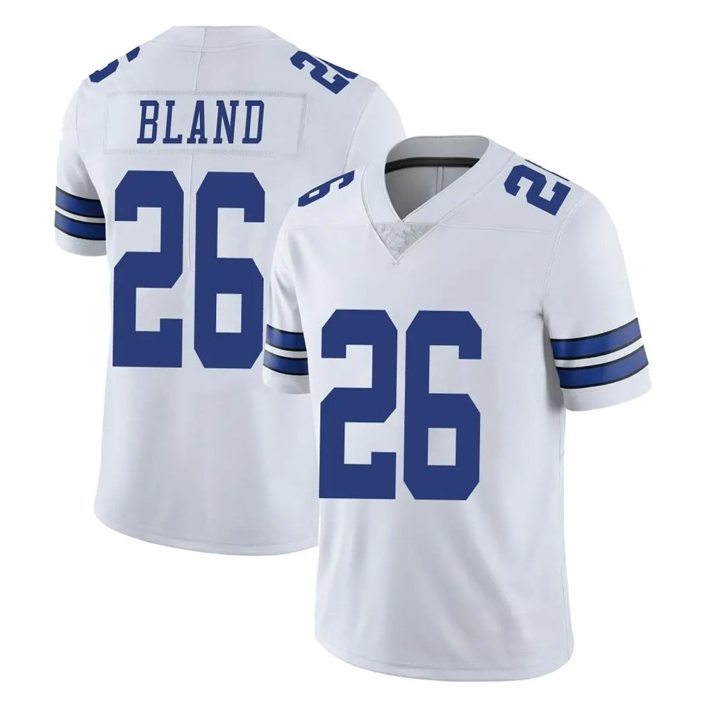 D.Cowboys #26 DaRon Bland Player White Vapor Untouchable Limited Home Game Ddoa Stitched Jerseys