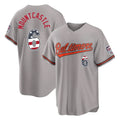 B.Orioles #6 Ryan Mountcastle Player Gray USA 250 Fourth of July Home Game Ddoa Stitched Jerseys