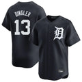D.Tigers #13 Dillon Dingler Player Navy Home Limited Game Ddoa Stitched Jerseys
