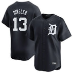 D.Tigers #13 Dillon Dingler Player Navy Home Limited Game Ddoa Stitched Jerseys