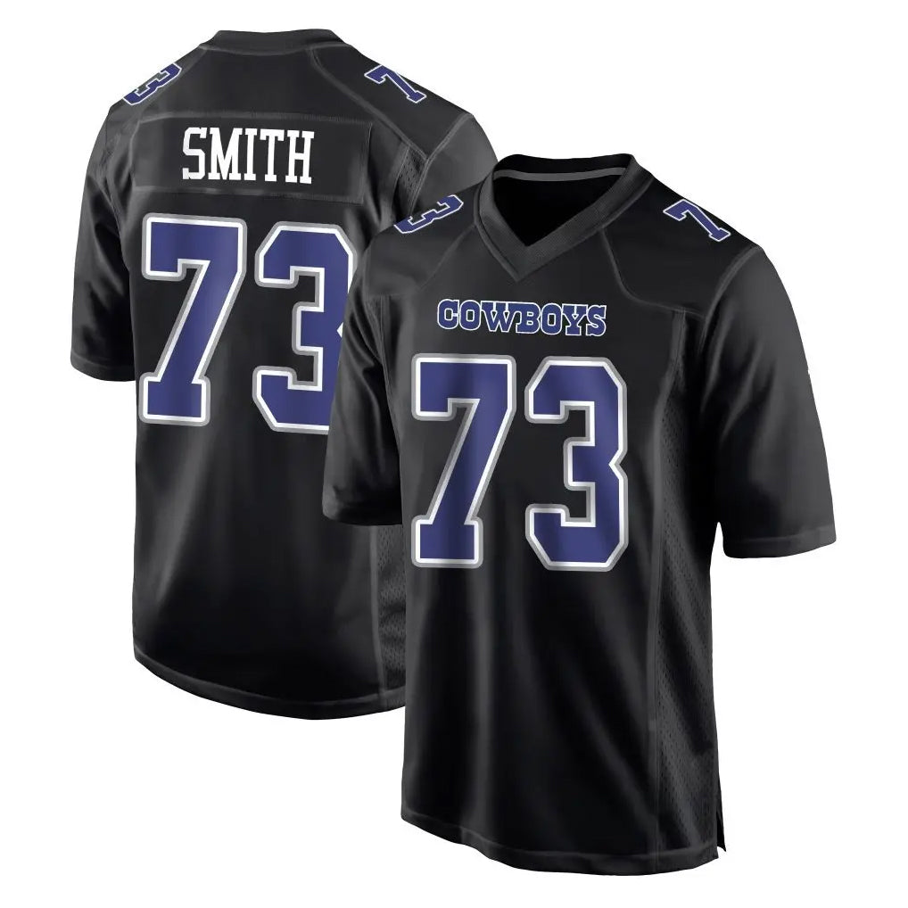 D.Cowboys #73 Tyler Smith Player Carbon Black Fashion Home Game Ddoa Stitched Jerseys
