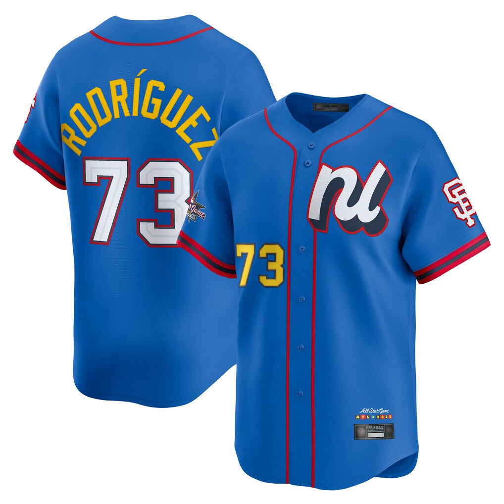 SF.Giants #73 Randy Rodriguez Player Blue National League All-Star Edition Limited Ddoa Stitched Jerseys