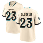 J.Jaguars #23 Foyesade Oluokun Player Natural 2026 Rivalries Collection Game Ddoa Stitched Jerseys
