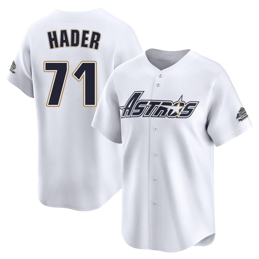 H.Astros #71 Josh Hader Player White Throwback Cooperstown Collection Limited Ddoa Stitched Jerseys
