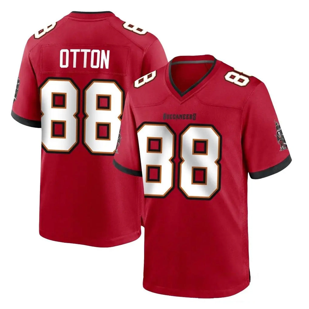 TB.Buccaneers #88 Cade Otton Player Red Home Game Ddoa Stitched Jerseys