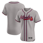 A.Braves ## Braves Blank Player Gray Limited Elite Home Game Ddoa Stitched Jerseys