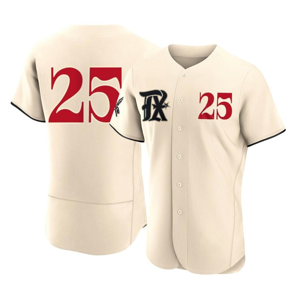 T.Rangers #25 Buddy Bell Player Cream Limited City Connect Ddoa Stitched Jerseys