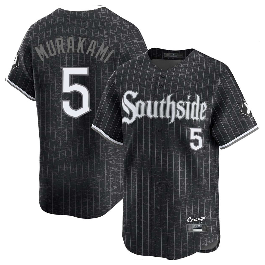 C.White Sox #5 Munetaka Murakami Player Black City Connect Limited Home Ddoa Stitched Jerseys