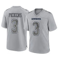 D.Cowboys #3 George Pickens Player Gray Atmosphere Fashion Home Game Ddoa Stitched Jerseys