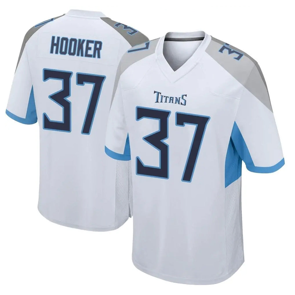 T.Titans #37 Amani Hooker Player White Home Game Ddoa Stitched Jerseys