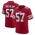 SF.49ers #57 Dre Greenlaw Player Red Game Home Ddoa Stitched Jerseys
