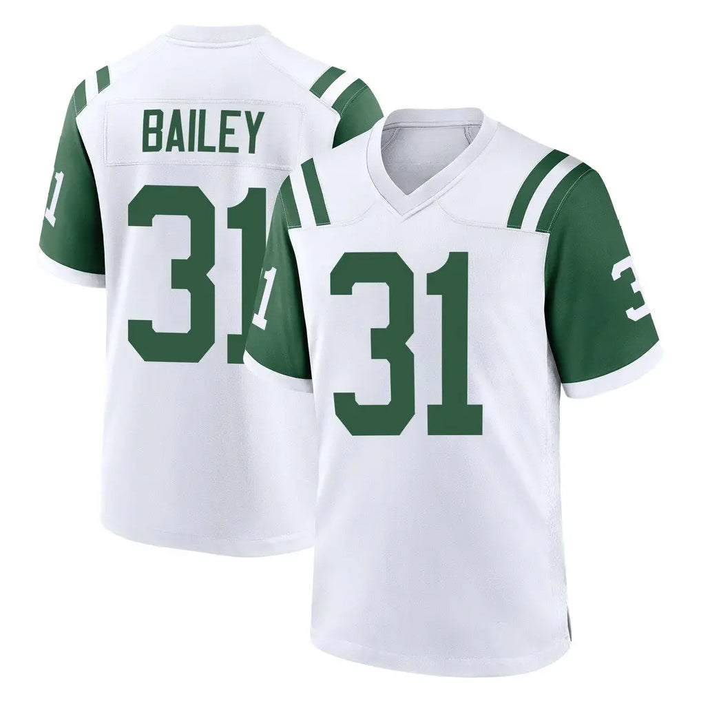 NY.Jets #31 David Bailey Player White Classic Home Game Ddoa Stitched Jerseys