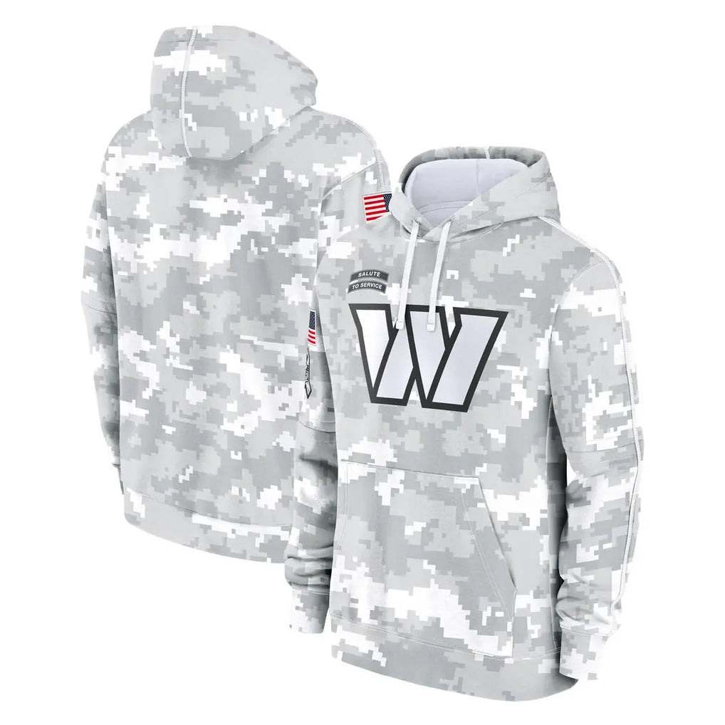 W.Commanders ## Commanders Blank Player Arctic Camo Limited Salute to Service Pullover Hoodies Game Ddoa Stitched Jerseys