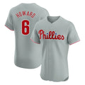 P.Phillies #6 Ryan Howard Player Gray Home Limited Elite Ddoa Stitched Jerseys