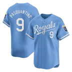 KC.Royals #9 Vinnie Pasquantino Player Light Blue Alt Limited Home Ddoa Stitched Jerseys