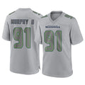 S.Seahawks #91 Byron Murphy II Player Gray Atmosphere Fashion Home Game Ddoa Stitched Jerseys