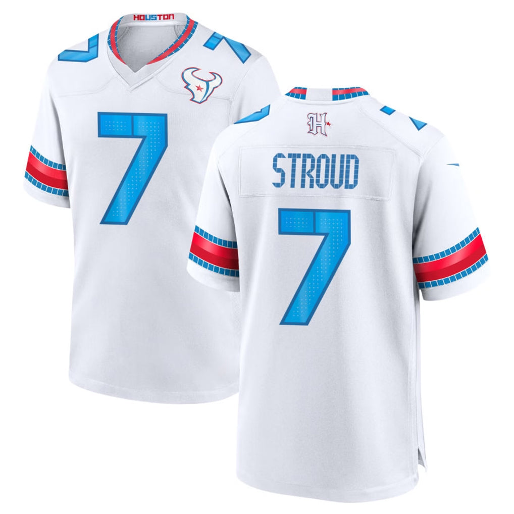 H.Texans #7 CJ Stroud Player Whtie 2026 Rivalries Vapor Home Game Ddoa Stitched jerseys