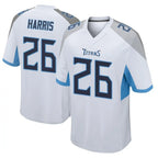 T.Titans #26 Marcus Harris Player White Home Game Ddoa Stitched Jerseys