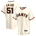 SF.Giants #51 Jung Hoo Lee Player Cream Home Game Ddoa Stitched Jerseys