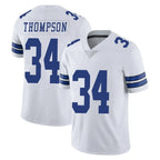 D.Cowboys #34 Jalen Thompson Player White Vapor Untouchable Limited Home Game Ddoa Stitched Jerseys