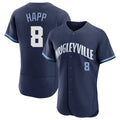 C.Cubs #8 Ian Happ Player Navy City Connect Limited Elite Home Ddoa Stitched Jerseys