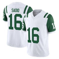 NY.Jets #16 Kenyon Sadiq Player White Limited Classic Vapor F.U.S.E. Home Game Ddoa Stitched Jerseys
