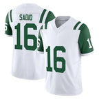 NY.Jets #16 Kenyon Sadiq Player White Limited Classic Vapor F.U.S.E. Home Game Ddoa Stitched Jerseys