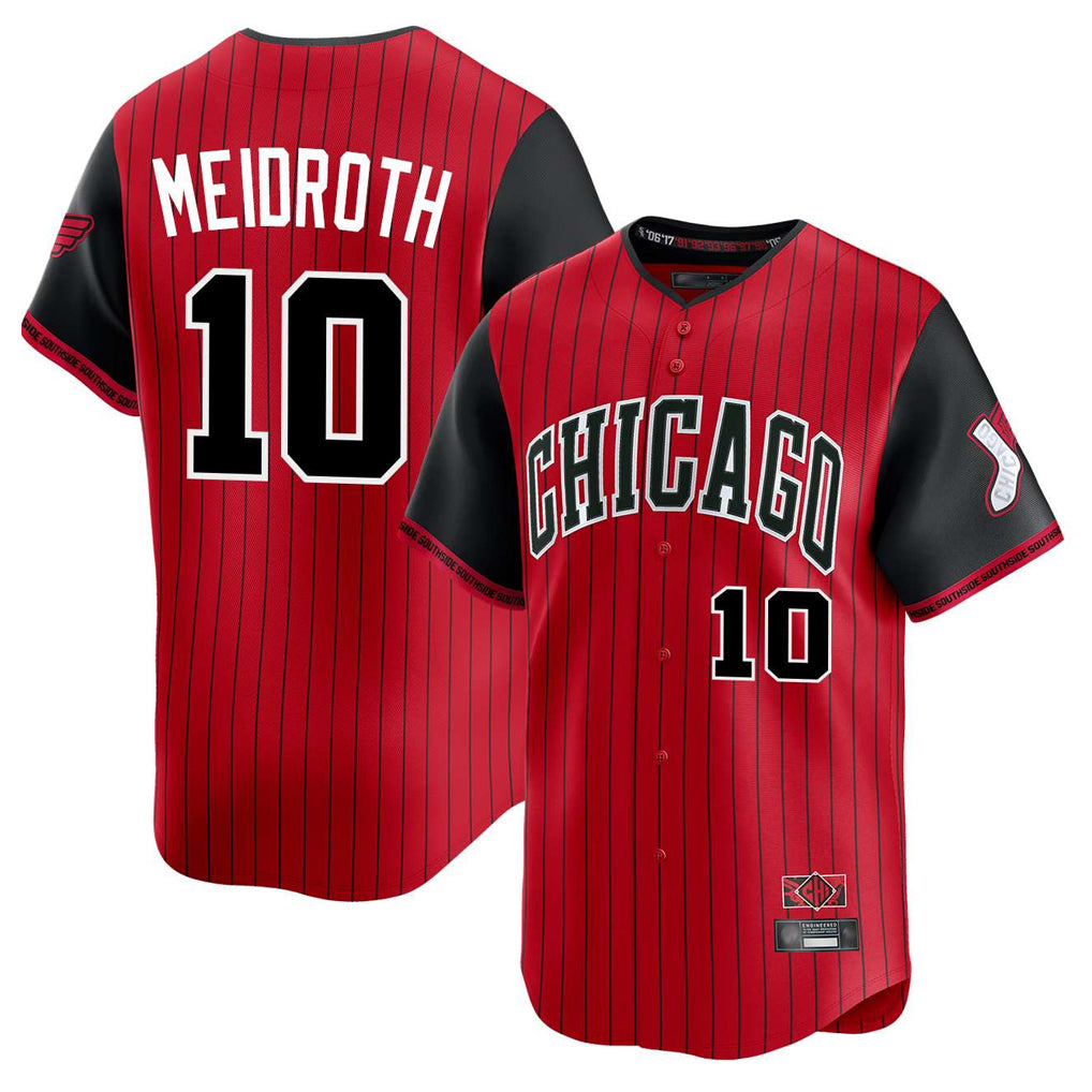 C.White Sox #10 Chase Meidroth Player Red City Connect Limited Home Ddoa Stitched Jerseys
