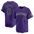 C.Rockies #8 Ryan Ritter Player Purple Limited Home Ddoa Stitched Jerseys