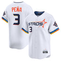 H.Astros #3 Jeremy Pe?a Player White City Connect Limited Home Ddoa Stitched Jerseys