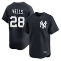 NY.Yankees #28 Austin Wells Player Navy Alternate Limited Home Ddoa Stitched Jerseys