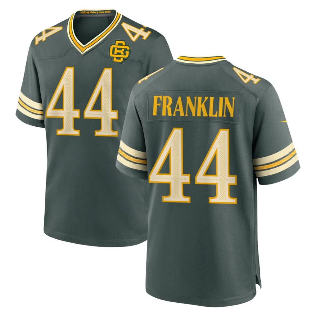 GB.Packers #44 Zaire Franklin Player Green 2026 Rivalries Collection Home Game Ddoa Stitched Jerseys
