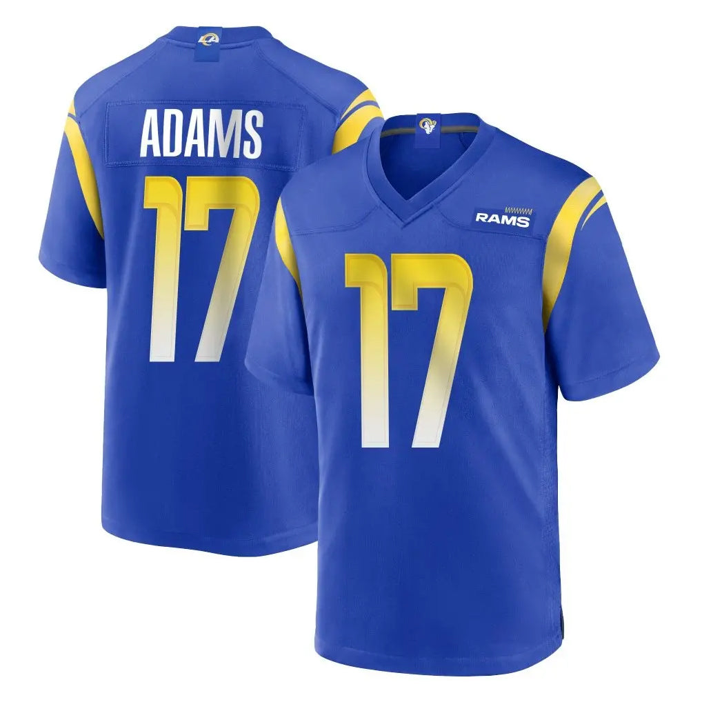 LA.Rams #17 Davante Adams Player Royal Home Game Ddoa Stitched Jerseys
