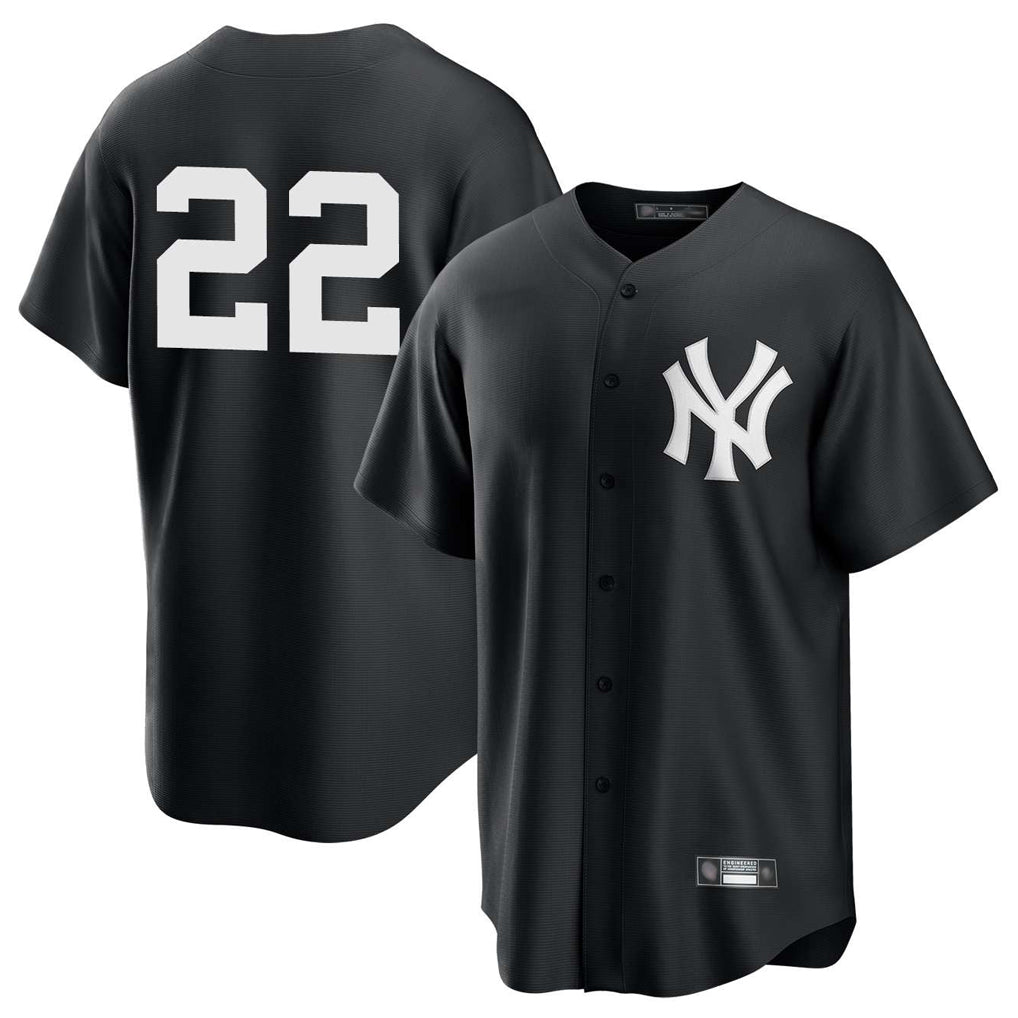NY.Yankees #22 Ben Rice Player Black Game Ddoa Stitched Jerseys