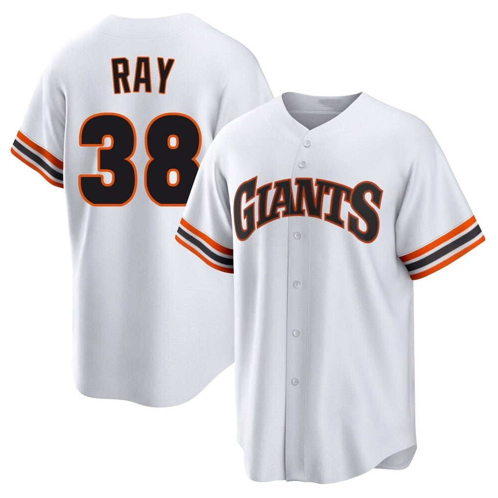 SF.Giants #38 Robbie Ray Player White Home Game Ddoa Stitched Jerseys