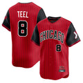 C.White Sox #8 Kyle Teel Player Red City Connect Limited Home Ddoa Stitched Jerseys