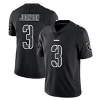 LV.Raiders #3 Taron Johnson Player Black Limited Black Impact Home Game Stitched Jerseys