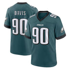 P.Eagles #90 Jordan Davis Player Green Home Game Ddoa Stitched Jerseys