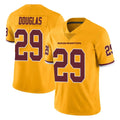 W.Commanders #29 Rasul Douglas Player Gold Limited Color Rush Home Game Ddoa Stitched Jerseys