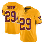 W.Commanders #29 Rasul Douglas Player Gold Limited Color Rush Home Game Ddoa Stitched Jerseys