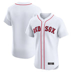 B.Red Sox ## Red Sox Blank Player White Limited Elite Home Game Ddoa Stitched Jerseys
