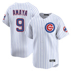 C.Cubs #9 Miguel Amaya Player White Limited Home Game Ddoa Stitched Jerseys
